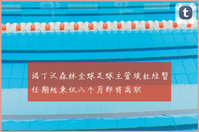 诺丁汉森林全球足球主管埃杜短暂任期结束仅八个月即将离职