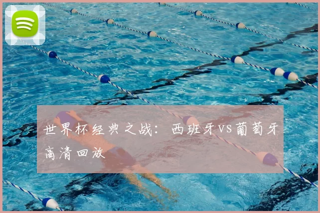 世界杯经典之战：西班牙vs葡萄牙高清回放